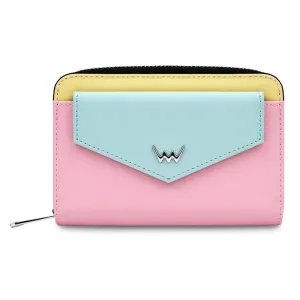 Vuch Dámská kožená peněženka Rubis Pink #5295671