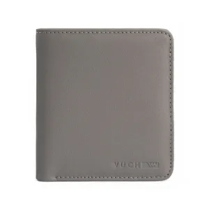Vuch Kožená peněženka v šedé barvě Halter