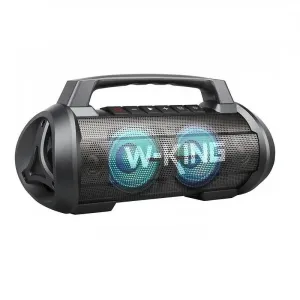 Reproduktor W-KING SoundBOX D10 70W RMS, 4x repro, 15600mAh BT 5.0 Karaoke bezdrátový černý