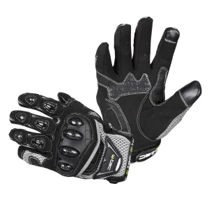 Moto rukavice W-TEC Upgear  černo-šedá  S