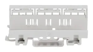 Wago 221-501. Mounting Carrier, Pa66, Din Rail, Grey