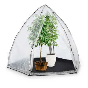 Waldbeck Greenshelter M, skleník k přezimování rostlin, 240 x 200 cm, ocelové tyče Ø 25 mm, PVC