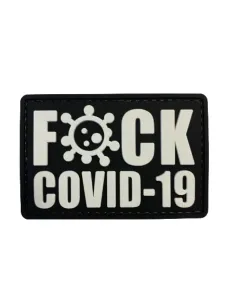 WARAGOD Fuck Covid 19 PVC nášivka
