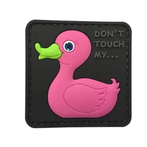WARAGOD Nášivka 3D Tactical Rubber Duck, růžová