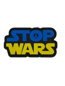 WARAGOD Stop war PVC nášivka