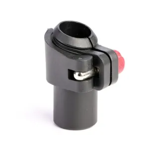 Warp ND - flip-lock mechanika FL-14, černé tělo/černá plastová páčka/červená matička, průměr 16mm