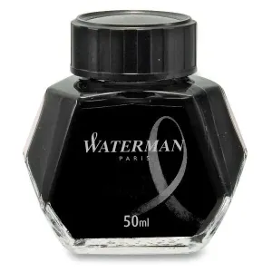 Lahvičkový inkoust Waterman - Lahvičkový inkoust Waterman černý + 5 let záruka, pojištění a dárek ZDARMA