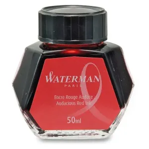 Lahvičkový inkoust Waterman - Lahvičkový inkoust Waterman červený + 5 let záruka, pojištění a dárek ZDARMA