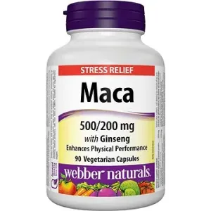 Webber Naturals Maca with Ginseng 500/200 mg 90 cps