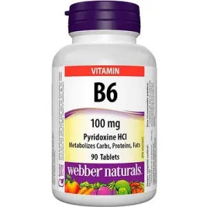 Webber Naturals B6 100 mg 90 tbl