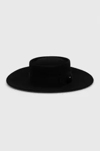 Vlněný klobouk Weekend Max Mara černá barva, vlněný #5938127
