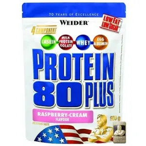 Weider Protein 80 Plus 500g, malina