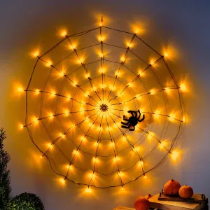 Weltbild LED dekorace Pavučina s pavoukem