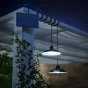 Weltbild Závěsné solární světlo se 2 LED lampami