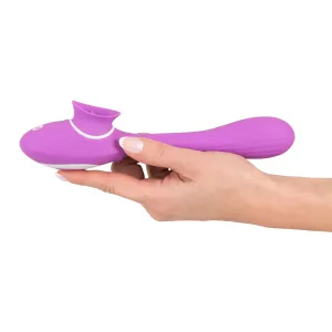 You2Toys - 2-Function Vibe - nabíjecí, ohebný vibrátor na klitoris a vagínu (růžový) #2700264