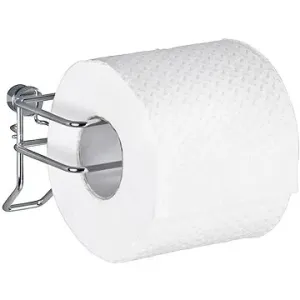 WENKO BEZ VRTÁNÍ Classic - Držák WC papíru, kovově lesklý