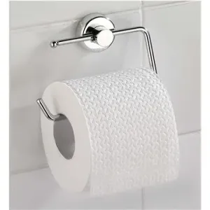 WENKO BEZ VRTÁNÍ PowerLoc SIMPLE - Držák WC papíru, kovově lesklý