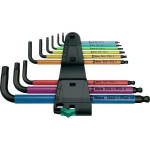 WERA 950 9 Hex-Plus Multicolour 1 SB Multicolour Sada zástrčných klíčů