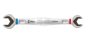 Wera 6002 Joker 17 + 19 Double Open-Ended Wrench, 19Mm, L-235Mm