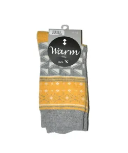 WiK 37756 Warm Dámské ponožky, 35-38, šedá #2317694