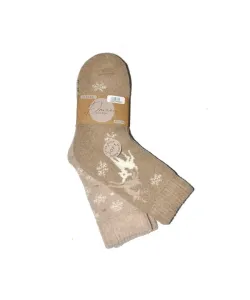 WiK 37840 Damen Socken A'2 Dámské ponožky, 35-38, szary jasny melanż-kremowy