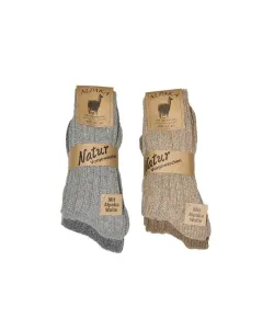 Wik Alpaka Wolle 20900 A'2 Pánské ponožky, 43-46, šedá #2317373