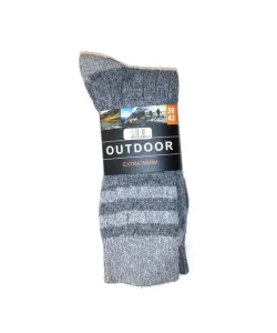 WiK Outdoor Extrawarm 21140 A'3 pánské ponožky, 43-46, šedá světlý-šedá