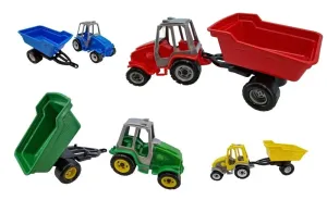 WIKY - Traktor s výklopnou vlečkou velký 42cm, Mix produktů