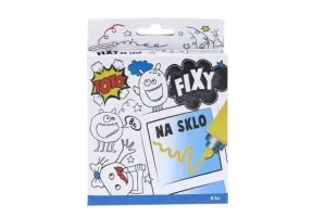 WIKY - Fixy na sklo 8 barev