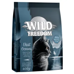 Wild Freedom granule pro kočky, 3 x 400 g - 2 + 1 zdarma - Adult „Vast Ocean“ – s makrelou
