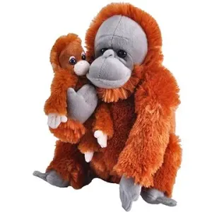 WILD REPUBLIC Orangutan, samice s mládětem 38 cm