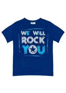 Chlapecké triko Winkiki - WJB 91393, tmavě modrá Barva: Modrá, Velikost: 152