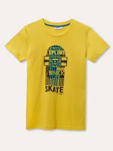 Chlapecké triko - Winkiki WTB 11984, žlutá/ 320 Barva: Žlutá, Velikost: 158