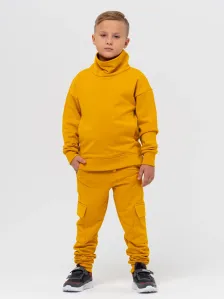 Chlapecká tepláková souprava - Winkiki WHB 181, hořčicová Barva: Žlutá, Velikost: 158