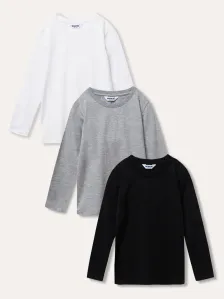 Dětská trička / set - Winkiki WAU 33102, bílá, černá, šedý melír Barva: Mix barev, Velikost: 170