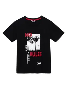 Chlapecké tričko - Winkiki WJB 31127, černá No Rules Barva: Černá, Velikost: 158