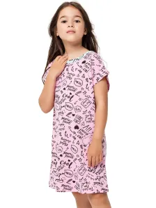 Dívčí noční košile - Winkiki WJG 92621, růžová Barva: Růžová, Velikost: 128