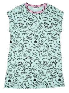 Dívčí noční košile - Winkiki WJG 92621, zelinkavá Barva: Zelinkavá, Velikost: 140