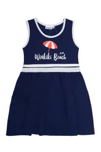 Dívčí šaty WINKIKI WKG 01764, tmavě modrá Barva: Modrá, Velikost: 116