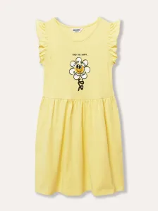 Dívčí šaty - Winkiki WKG 31322, žlutá Barva: Žlutá, Velikost: 104