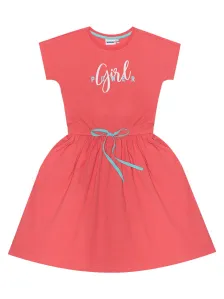 Dívčí šaty - WINKIKI WTG 01802, lososová Barva: Lososová, Velikost: 152