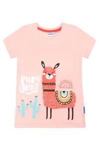 Dívčí tričko - Winkiki WKG 01755, růžová Barva: Lososová, Velikost: 104