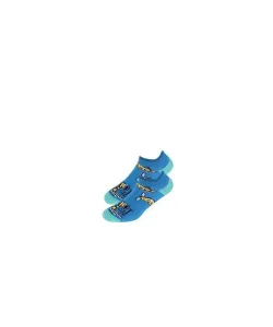 Wola Perfect Man Casual W91.N01 Vzorované pánské ponožky, 45-47, ash