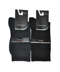 Wola Perfect Man Frotte W94011 pánské ponožky, 45-47, black/černá