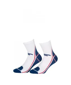 Wola Sportive W94.1N5 Ag+ Pánské ponožky, Světle šedá, bílá #4753820