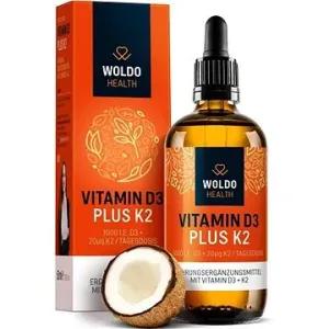 WoldoHealth Vitamín D3+K2 50 ml