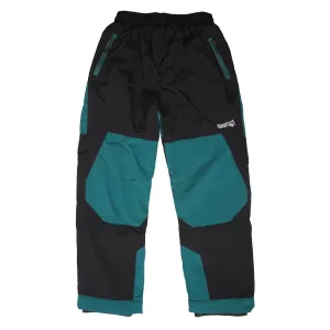 Chlapecké šusťákové kalhoty, zateplené - Wolf B2172, černá/ zelená Barva: Černá, Velikost: 98