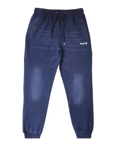 Chlapecké riflové kalhoty, tepláky - Wolf T2461, modrá Barva: Modrá, Velikost: 134