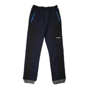 Chlapecké softshellové kalhoty, zateplené - Wolf B2394, tmavě modrá Barva: Modrá tmavě, Velikost: 146