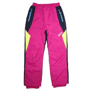 Dívčí šusťákové kalhoty, zateplené - Wolf B2272, růžová Barva: Růžová, Velikost: 110
